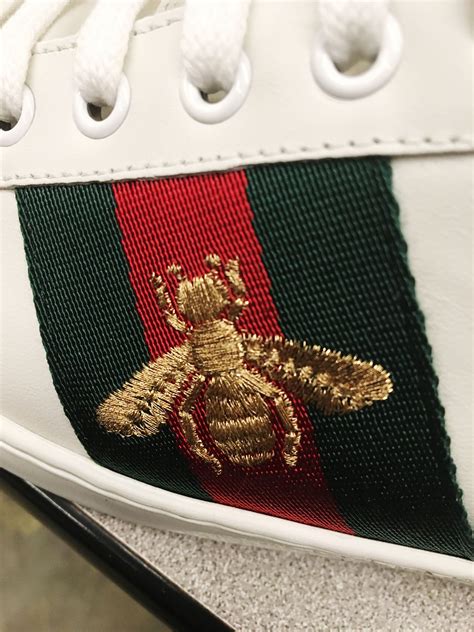 gucci ace dressed shoes|original gucci bee sneakers.